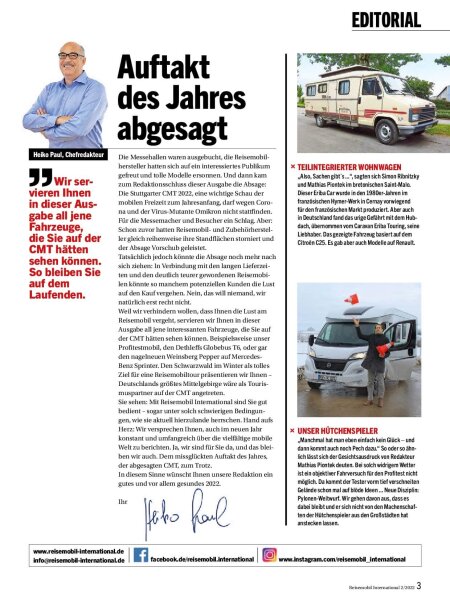 Reisemobil International Ausgabe