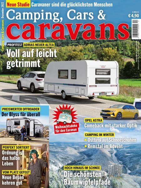 Camping, Cars & Caravans 12/2022 E-Paper oder Print-Ausgabe