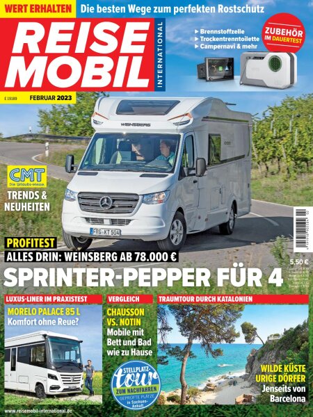 Reisemobil International 02/2023 E-Paper oder Print-Ausgabe