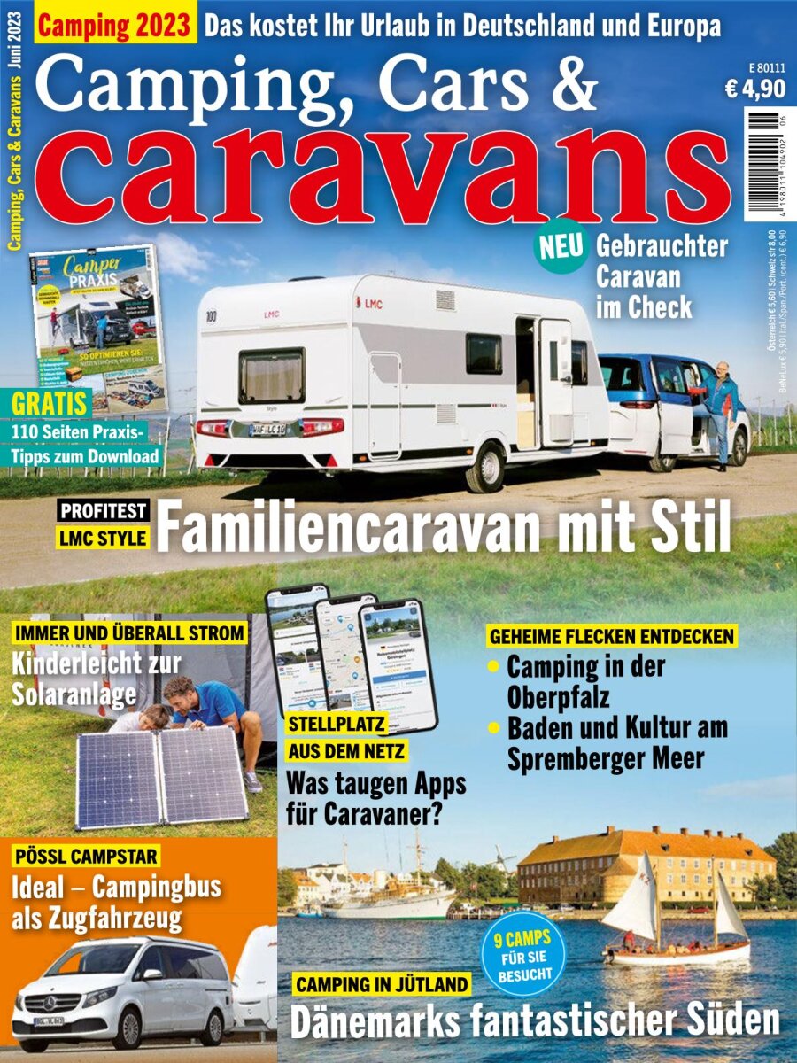 Camping, Cars & Caravans 06/2023, 4,90 €