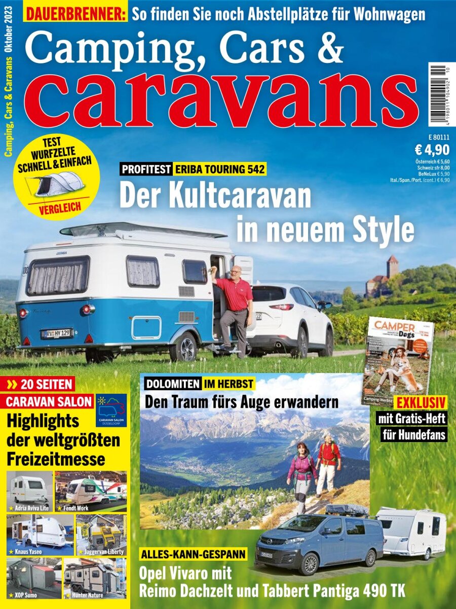 Zubehör-Neuheiten auf dem Caravan Salon 2023 - Camping, Cars & Caravans