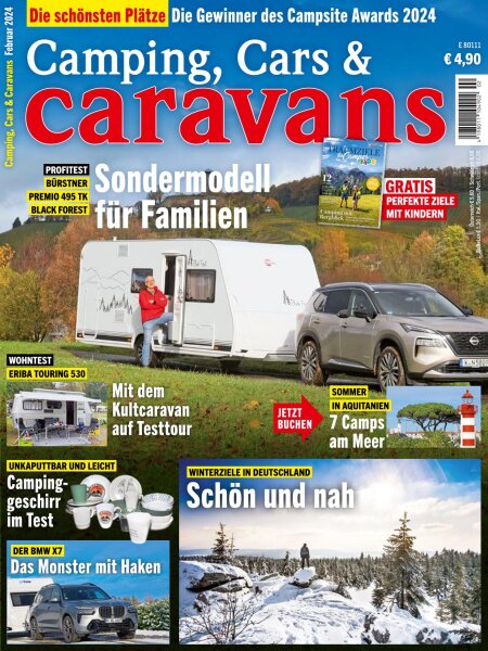 Camping, Cars & Caravans 02/2024 E-Paper