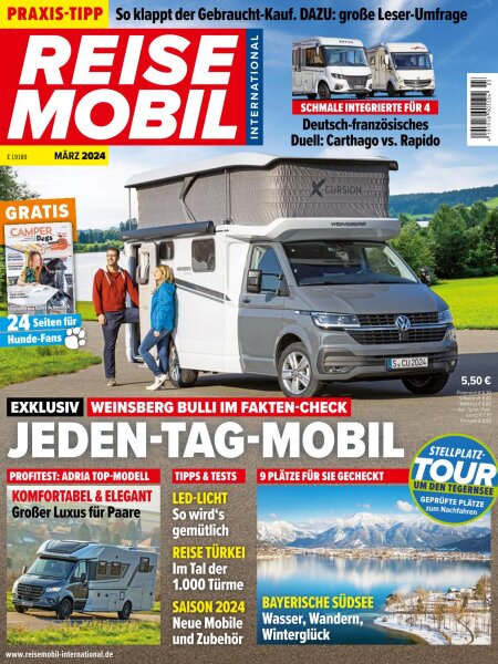 Reisemobil International 03/2024 E-Paper oder Print-Ausgabe