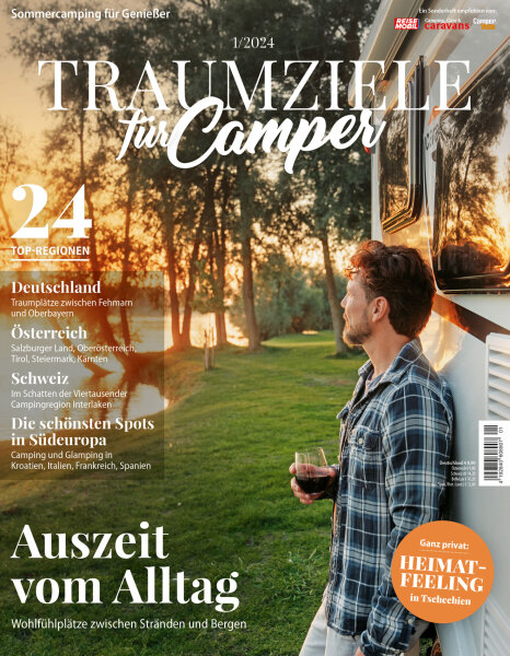 Traumziele für Camper 01/2024 "Wohlfühlplätze" E-Paper