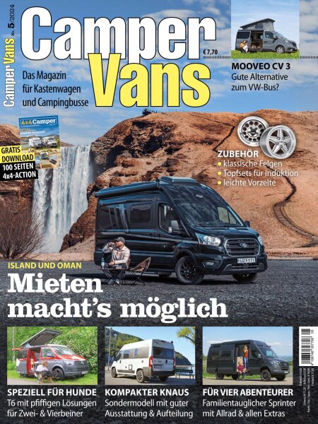 CamperVans 5/2024 E-Paper oder Print-Ausgabe