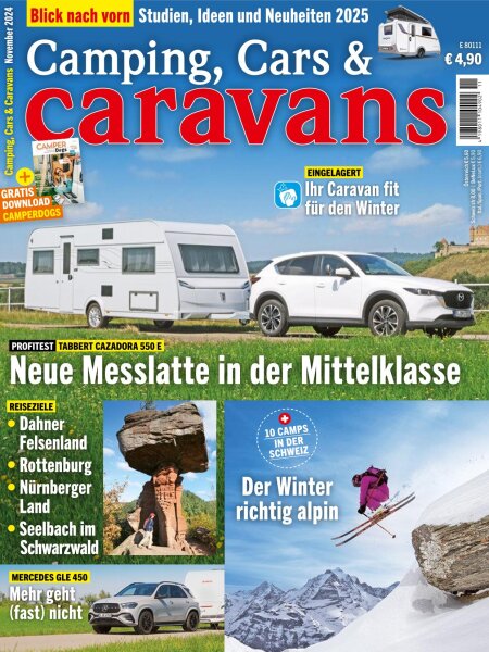 Camping, Cars & Caravans 11/2024 E-Paper