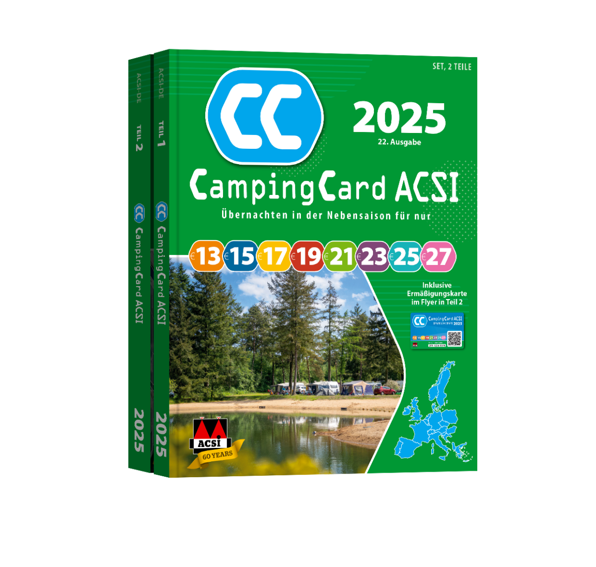 ACSI CampingCard 2025 In der Nebensaison sparen!, 23,95