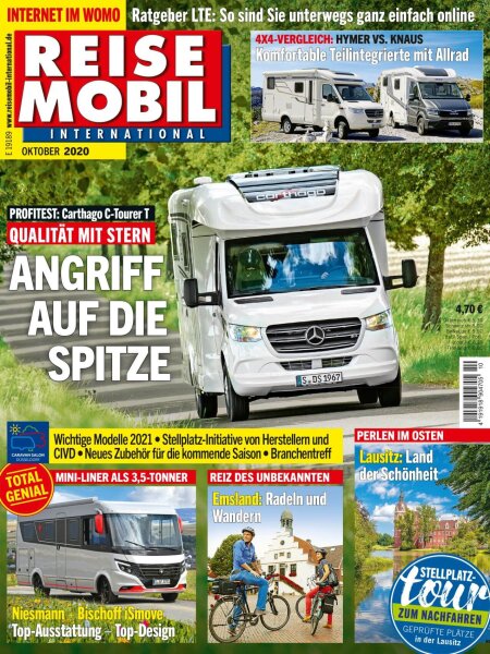 Reisemobil International 10/2020 E-Paper oder Print-Ausgabe