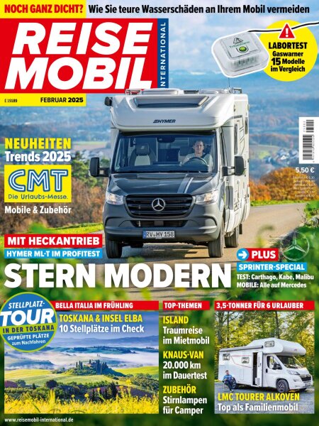 Reisemobil International 02/2025 E-Paper oder Print-Ausgabe