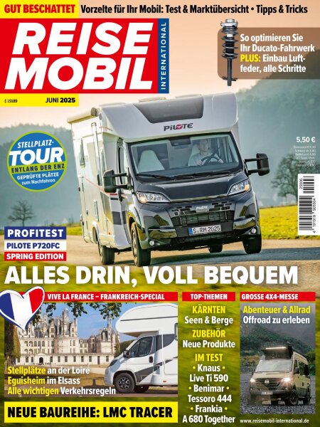 Reisemobil International 06/2025 E-Paper oder Print-Ausgabe