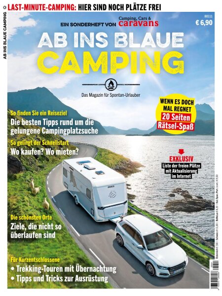 Camping, Cars & Caravans Sonderheft "Ab ins Blaue" E-Paper oder Print-Ausgabe