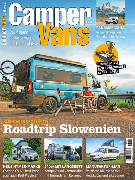 CamperVans 8/2025 Print-Ausgabe