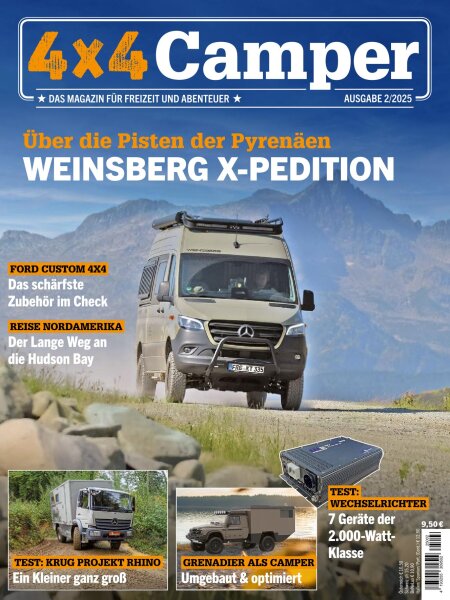 4x4 Camper 02/2025 E-Paper oder Print-Ausgabe