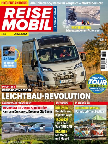 Reisemobil International 01/2026 Print-Ausgabe