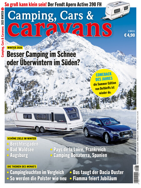 Camping, Cars & Caravans 08/2025 Print-Ausgabe
