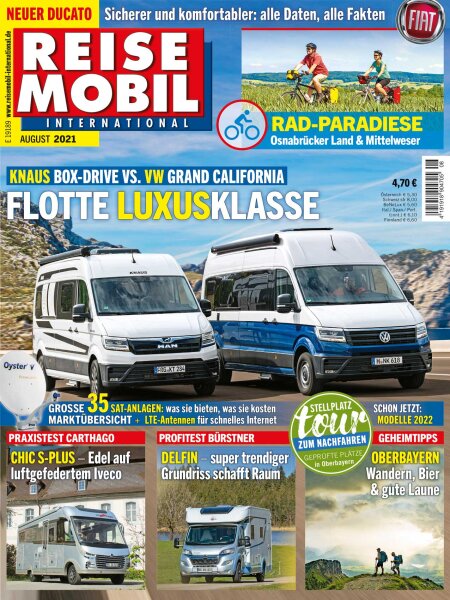 Reisemobil International 8/2021 Print-Ausgabe
