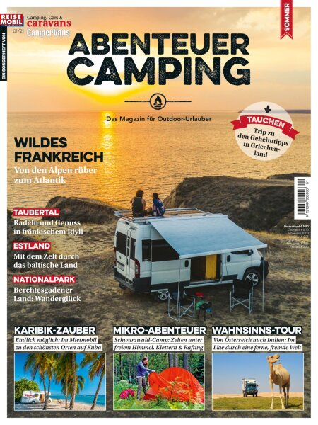 Abenteuer Camping 1/2021 "Wildes Frankreich" E-Paper oder Print-Ausgabe
