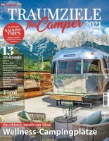 Traumziele für Camper 01/2021 "Wellness-Campingplätze" Print-Ausgabe