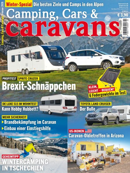 Camping, Cars & Caravans 2/2020 E-Paper oder Print-Ausgabe