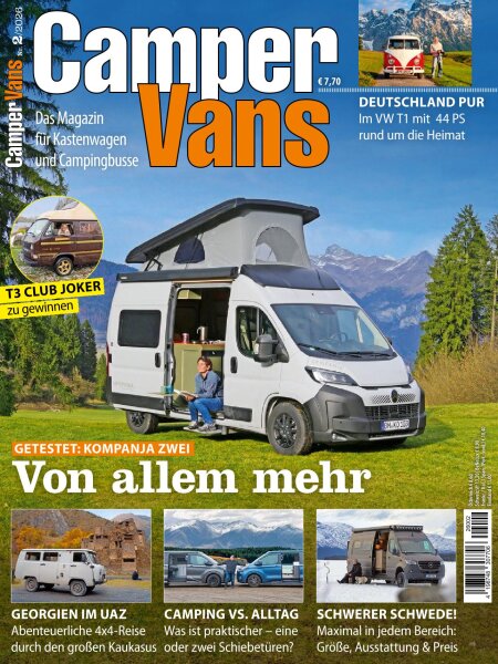 CamperVans 2/2026 E-Paper oder Print-Ausgabe