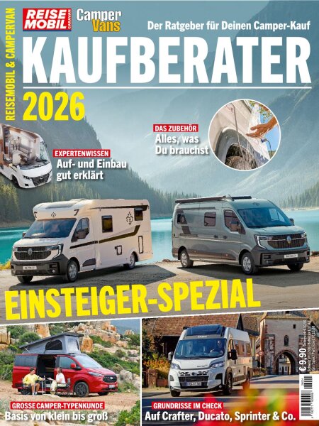 Campervans & Wohnmobile Kaufberater 01/2026 Printausgabe