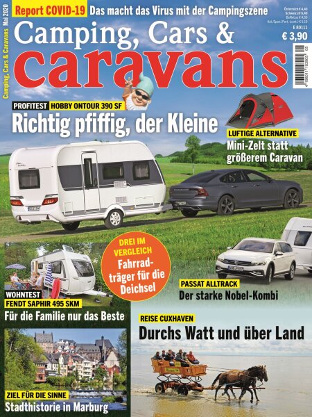 Camping, Cars & Caravans 5/2020 E-Paper oder Print-Ausgabe