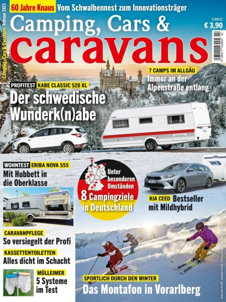 Camping, Cars & Caravans 2/2021 Print-Ausgabe