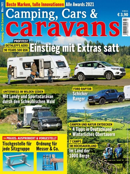 Camping, Cars & Caravans 3/2021 Print-Ausgabe