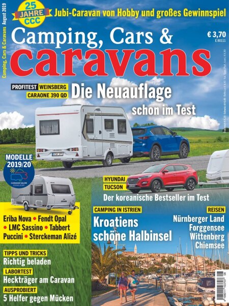 Camping, Cars & Caravans 8/2019 E-Paper
