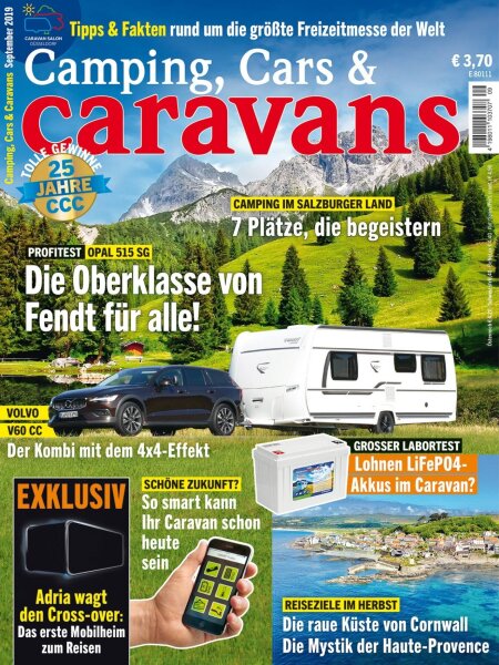 Camping, Cars & Caravans 9/2019 E-Paper