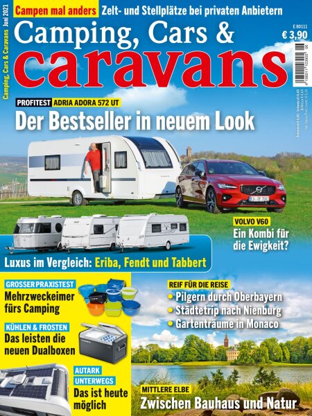 Camping, Cars & Caravans 6/2021 Print-Ausgabe