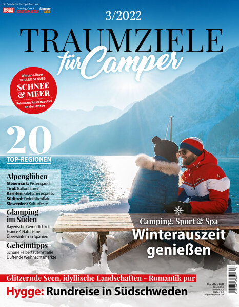 Traumziele für Camper 03/2022 "Winterauszeit" E-Paper oder Print-Ausgabe
