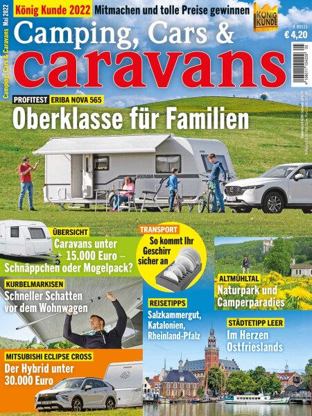 Camping, Cars & Caravans 5/2022 E-Paper oder Print-Ausgabe