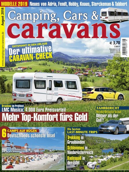 Camping, Cars & Caravans 8/2018 E-Paper