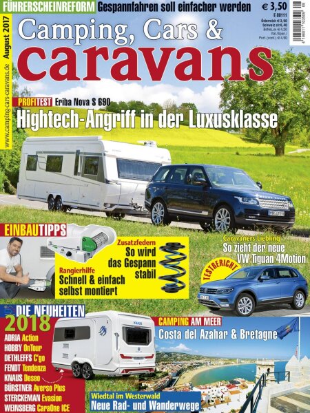 Camping, Cars & Caravans 8/2017 E-Paper